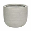 Cody Plant Pot - Ridged Cement -Greencore Store 6FSTRICD6