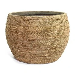 Abby Plant Pot - Straw Grass 8 Abby Plant Pot - Straw Grass -Greencore Store Abby Plant Pot Straw Grass 40cm