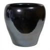 Amora Plant Pot - Anthracite Mirror