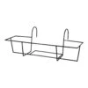 Amy Artstone Balcony Planter Holder - Black -Greencore Store Amy Artstone Balcony Planter Holder Black 55x26x20cm
