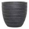 Angle Couple Plant Pot - Anthracite -Greencore Store Angle Couple Plant Pot Anthracite