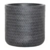 Angle Cylinder Plant Pot - Anthracite