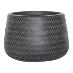 Greencore Store 12 Angle Darcy Plant Pot - Anthracite