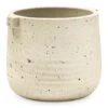 Aurora Terrazzo Handle Plant Pot - Oat -Greencore Store Aurora Terrazzo Handle Plant Pot Oat 22 x 21cm