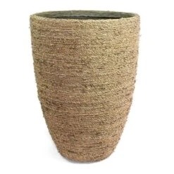 Ben Plant Pot - Straw Grass -Greencore Store Ben Plant Pot Straw Grass 40cm