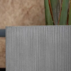 Block Planter - Ridged Cement -Greencore Store Block Planter Ridged Cement3