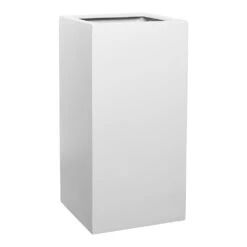 Bouvy Essentials Planter - Matt White -Greencore Store Bouvy Essentials Planter Matt White 40x40x80cm
