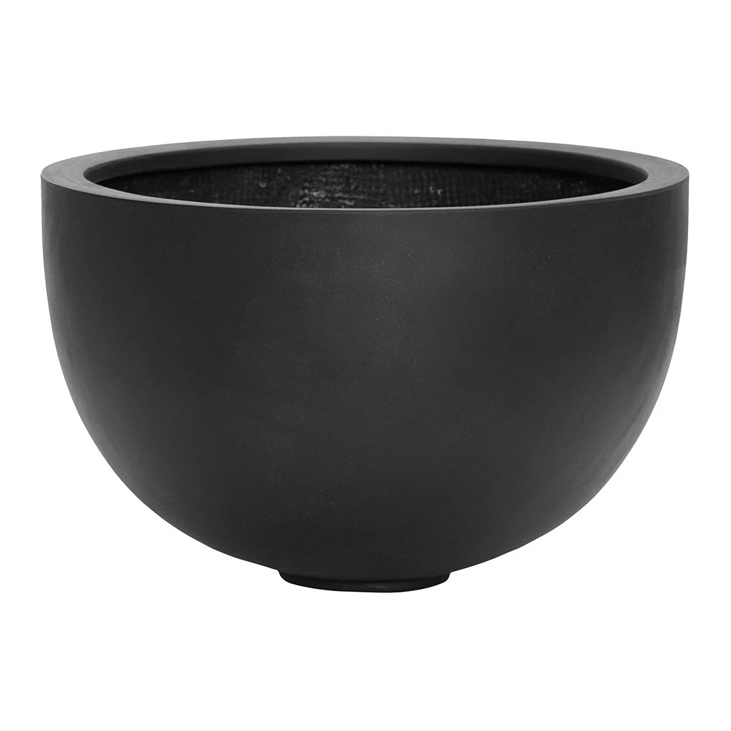 Bowl Natural Planter - Black 4 Bowl Natural Planter - Black - Image 2