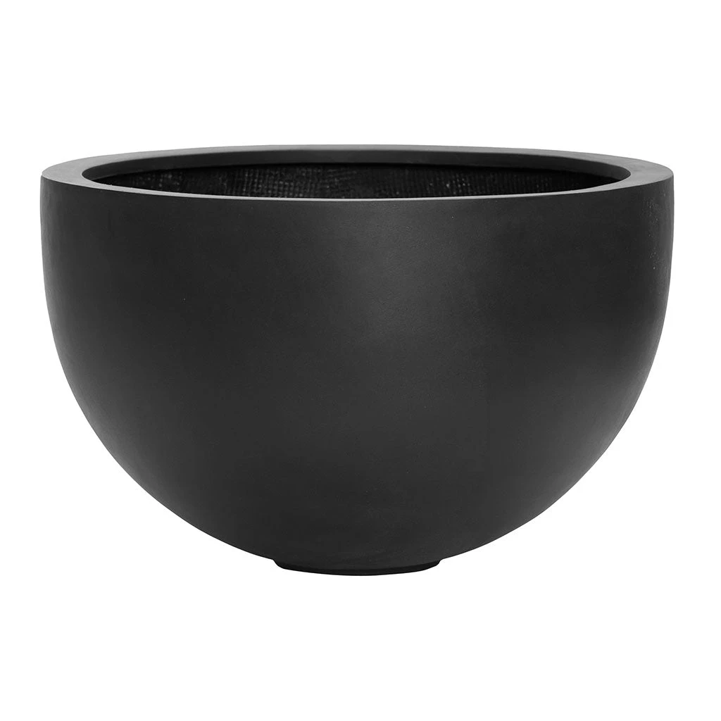 Bowl Natural Planter - Black 3 Bowl Natural Planter - Black