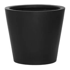 Bucket Natural Planter - Black -Greencore Store Bucket Natural Planter Black 40x35cm