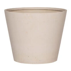 Bucket Refined Planter - Natural White -Greencore Store Bucket Refined Planter Natural White 50x40cm
