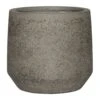 Harith Cement & Stone Plant Pot - Granite Grey -Greencore Store Cement Stone Harith Plant Pot Granite Grey 54x50cm