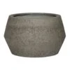 Low Harley Cement & Stone Plant Pot - Granite Grey -Greencore Store Cement Stone Low Harley Plant Pot Granite Grey 37x24cm