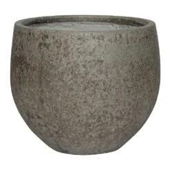 Mini Orb Cement & Stone Plant Pot - Granite Grey
