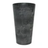 Claire Artstone Tall Planter - Black 1 Claire Artstone Tall Planter - Black -Greencore Store Claire Artstone Tall Planter Black 28x49cm