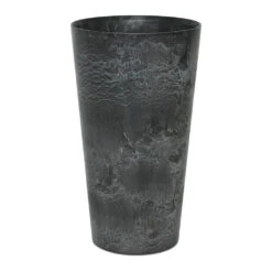 Claire Artstone Tall Planter - Black