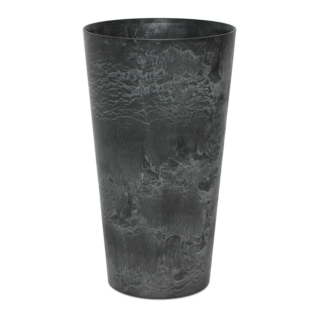 Claire Artstone Tall Planter - Black 3 Claire Artstone Tall Planter - Black