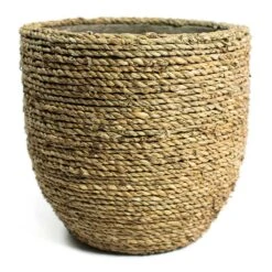 Cody Plant Pot - Straw Grass -Greencore Store Cody Plant Pot Straw Grass 22cm