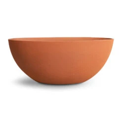 Dorant Refined Oval Plant Bowl - Canyon Orange -Greencore Store Dorant Refined Oval Plant Bowl Canyon Orange 32x13.5x12.5cm