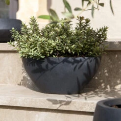 Dorant Natural Planter - Black 10 Dorant Natural Planter - Black -Greencore Store DorantNaturalPlanter Black 2
