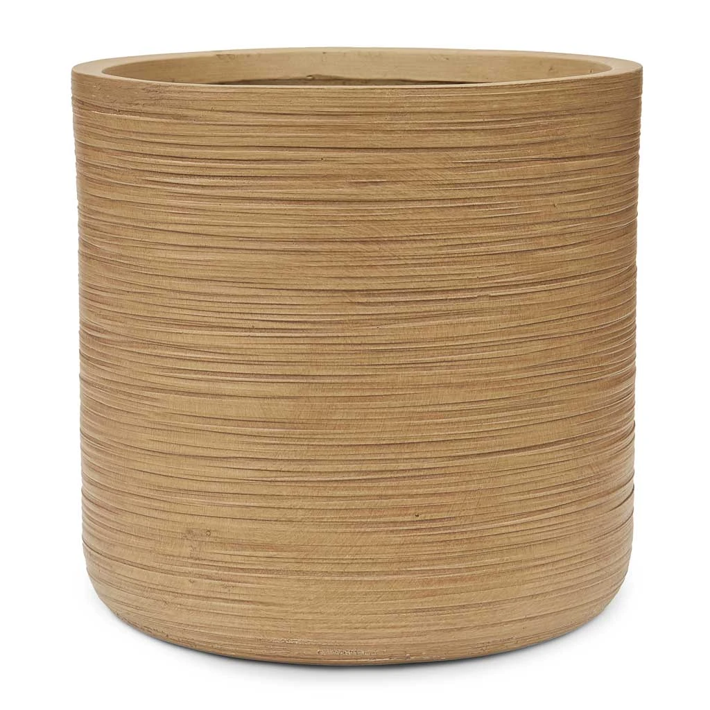 Dune Cylinder Planter - Almond 3 Dune Cylinder Planter - Almond