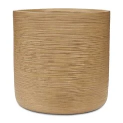 Dune Cylinder Planter - Almond 14 Dune Cylinder Planter - Almond -Greencore Store Dune Cylinder Planter Almond 53x52cm