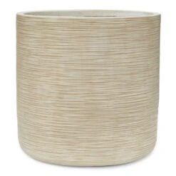 Dune Cylinder Planter - Oat 17 Dune Cylinder Planter - Oat -Greencore Store Dune Cylinder Planter Oat 44x44cm