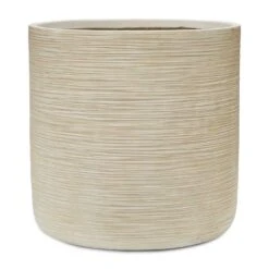 Dune Cylinder Planter - Oat 19 Dune Cylinder Planter - Oat -Greencore Store Dune Cylinder Planter Oat 53x52cm