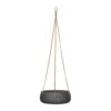 Eileen Hanging Plant Bowl - Black Washed