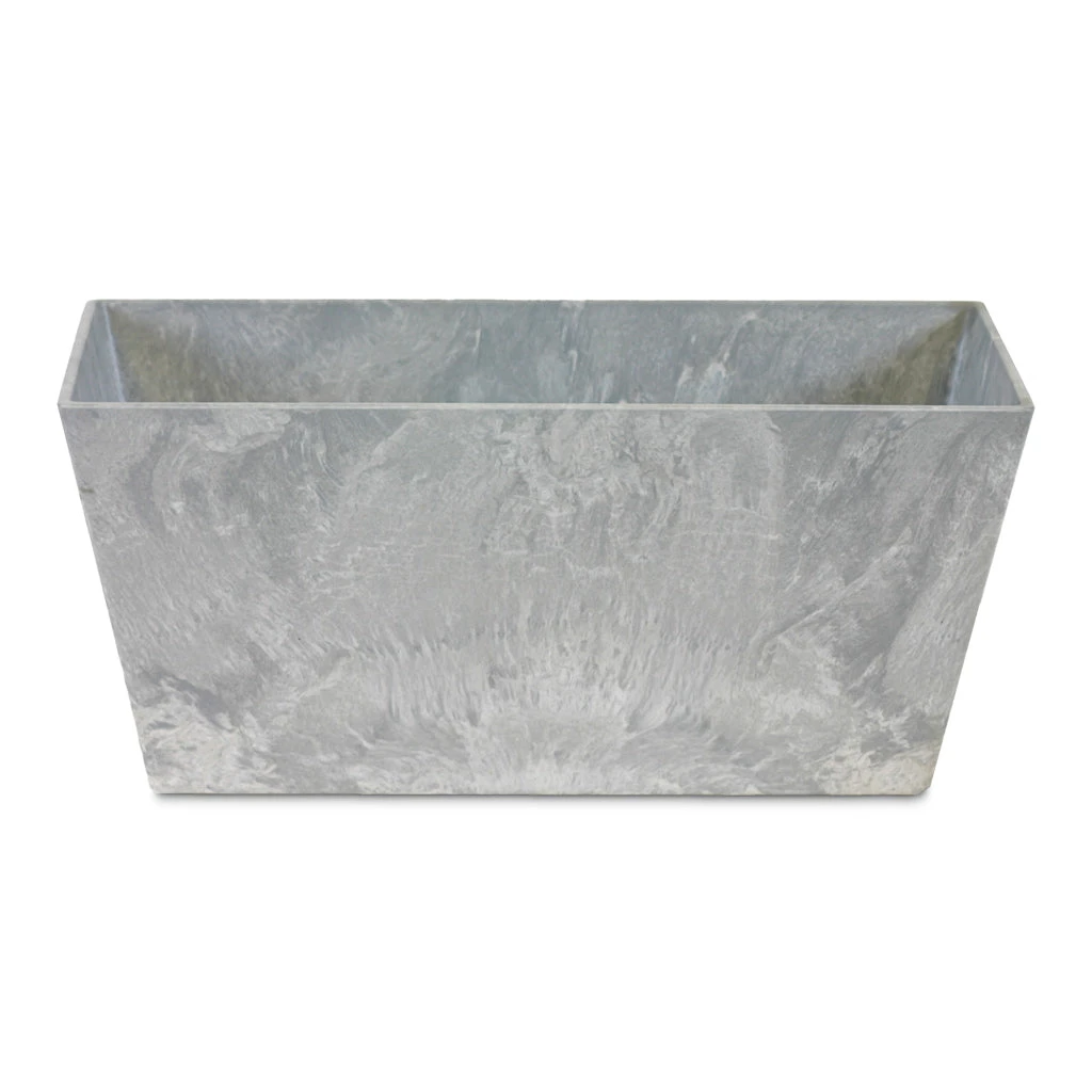Ella Artstone Balcony Trough Planter - Grey 3 Ella Artstone Balcony Trough Planter - Grey