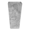 Ella Artstone Tall Planter - Grey -Greencore Store Ella Artstone Tall Planter Grey 40x40x90cm