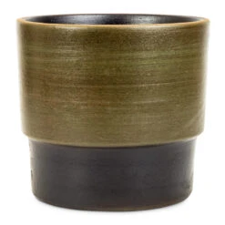 Erik Plant Pot - Dark Olive 14 Erik Plant Pot - Dark Olive -Greencore Store Erik Plant Pot Olive 20x18cm