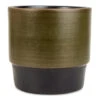 Erik Plant Pot - Dark Olive -Greencore Store Erik Plant Pot Olive 26x23cm