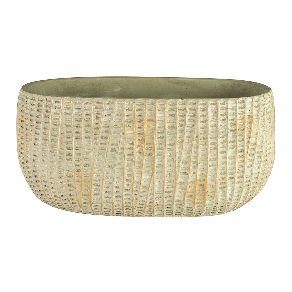 Feico Oval Plant Bowl - Mint Grey 6 Feico Oval Plant Bowl - Mint Grey - Image 4