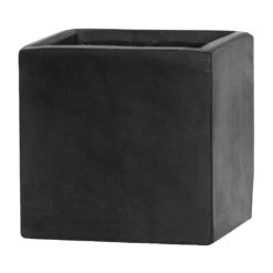 Fleur Natural Planter - Black -Greencore Store Fleur Natural Planter Black 15x15x15cm