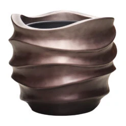 Gradient Lee Couple Planter - Matt Coffee -Greencore Store Gradient Lee Couple Planter Matt Coffee 61x49cm