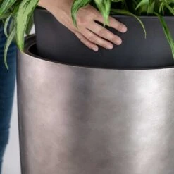 Gradient Partner Planter - Matt Grey -Greencore Store Gradient Partner Planter Matt Grey 2