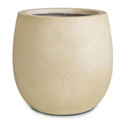 Grigio Balloon Plant Pot - Antique White Concrete -Greencore Store Grigio Balloon Plant Pot Antique White Concrete 30x30cm