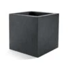 Grigio Cube Planter - Anthracite Concrete -Greencore Store Grigio Cube Planter Anthracite Concrete