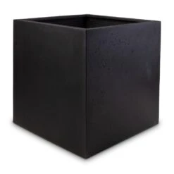 Grigio Cube Planter - Anthracite Concrete -Greencore Store Grigio Cube Planter Anthracite Concrete 60x60x60cm