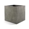 Grigio Cube Planter - Natural Concrete -Greencore Store Grigio Cube Planter Natural Concrete