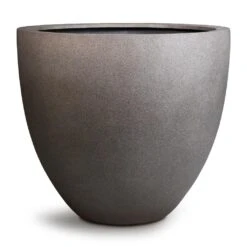 Grigio Egg Pot Planter - Natural Concrete -Greencore Store Grigio Egg Pot Plant Pot Natural Concrete 60x54cm