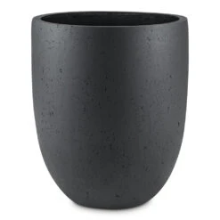 Greencore Store 10 Grigio Tall Egg Pot Planter - Anthracite Concrete