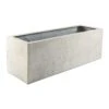 Grigio Trough Planter - Antique White Concrete -Greencore Store Grigio Trough Planter Antique White Concrete Large