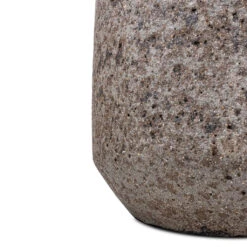 Harith Cement & Stone Plant Pot - Granite Grey -Greencore Store Harith Cement Stone Plant Pot Granite Grey SWATCH 3