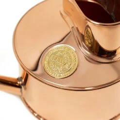 Haws Fazeley Flow Watering Can - One Pint Copper -Greencore Store Haws Fazeley Flow One Pint Copper Close Up