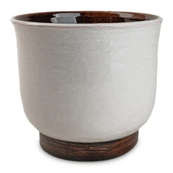 Jayla Plant Pot - White -Greencore Store Jayla Plant Pot White 17x14cm
