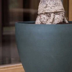 Jesslyn Refined Planter - Pine Green -Greencore Store Jesslyn Refined Planter Pine Green Sandstone Textures