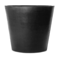 Jumbo Bucket Natural Planter - Black -Greencore Store Jumbo Bucket Natural Planter Black 83x73cm