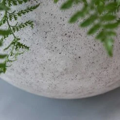 Jumbo Orb Planter - Stone Washed -Greencore Store Jumbo Orb Planter Stone Washed Close Up Indoor
